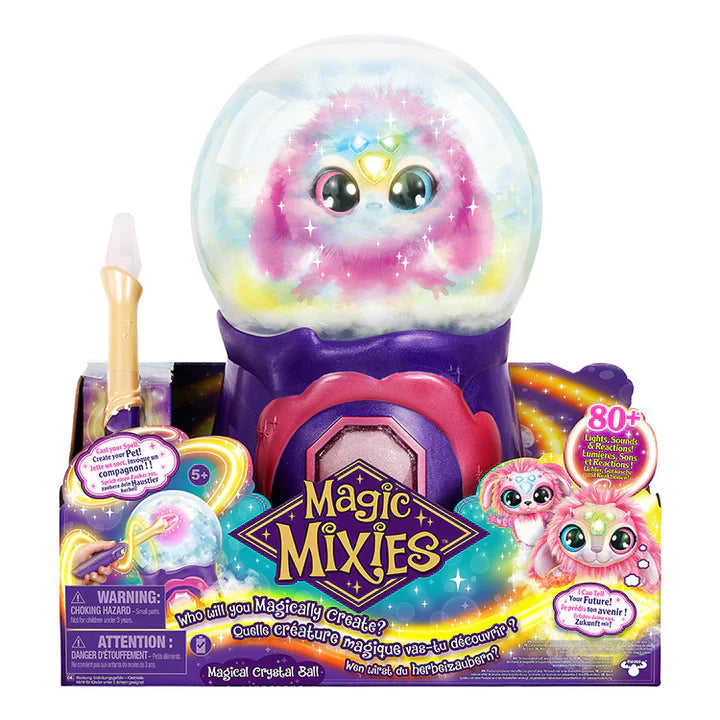 Magic Mixies Series 2 Magical Crystal Ball – Interactive Pink Plush Toy