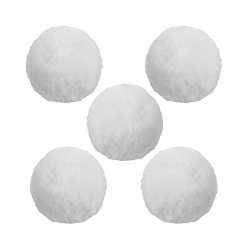 PoundFun Indoor Snowballs 5 Pack – Soft and Safe Winter Play Set