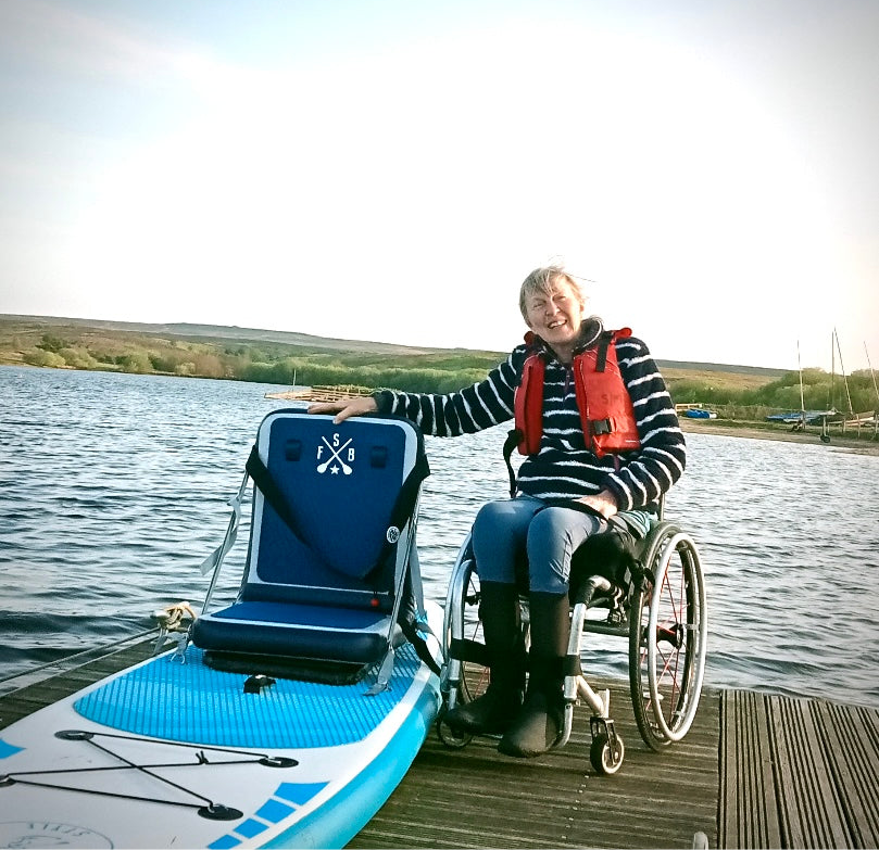 FatStick Adaptive Inflatable SUP & Kayak Seat – Ergonomic Beach Chair