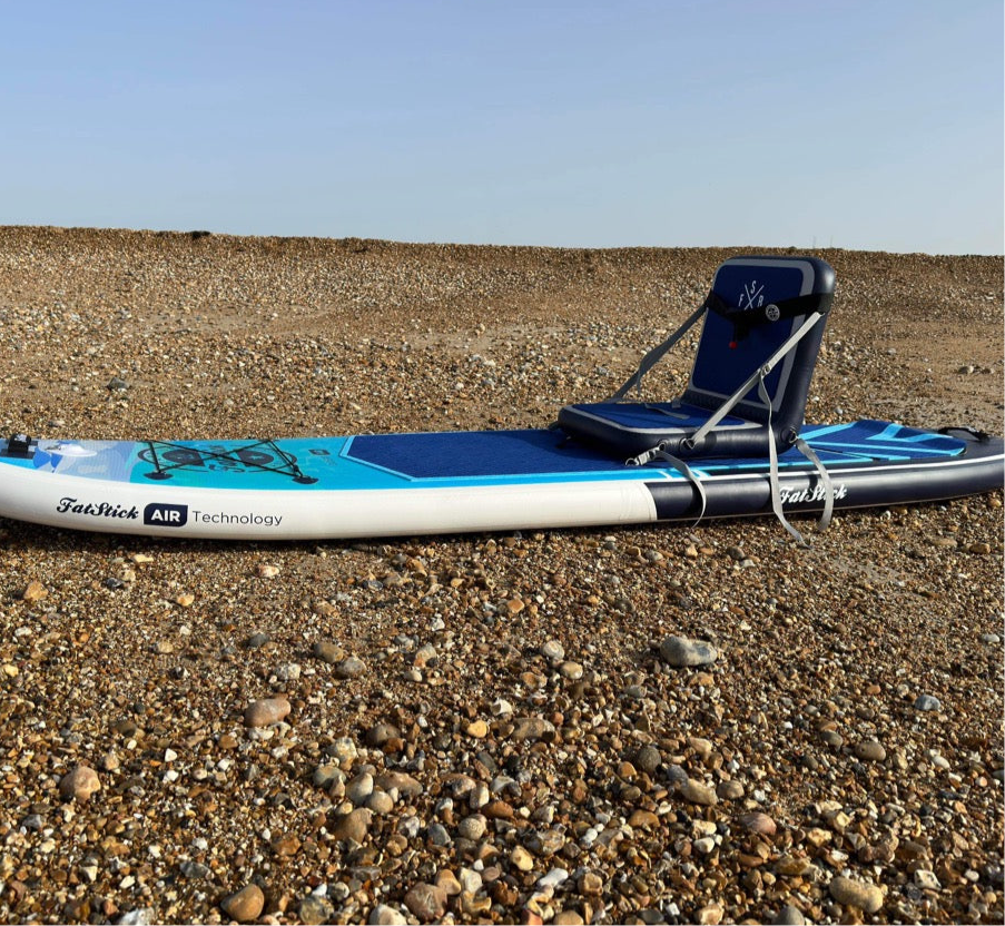 FatStick Adaptive Inflatable SUP & Kayak Seat – Ergonomic Beach Chair