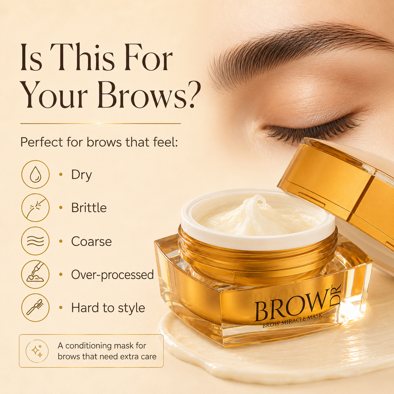 London Brow Doctor | Intensive Brow and Lash Hair Restoration Mask