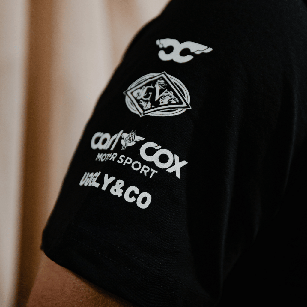Uggly and Co Black Dub 2024 Crew T-Shirt | Heavyweight Cotton Tee