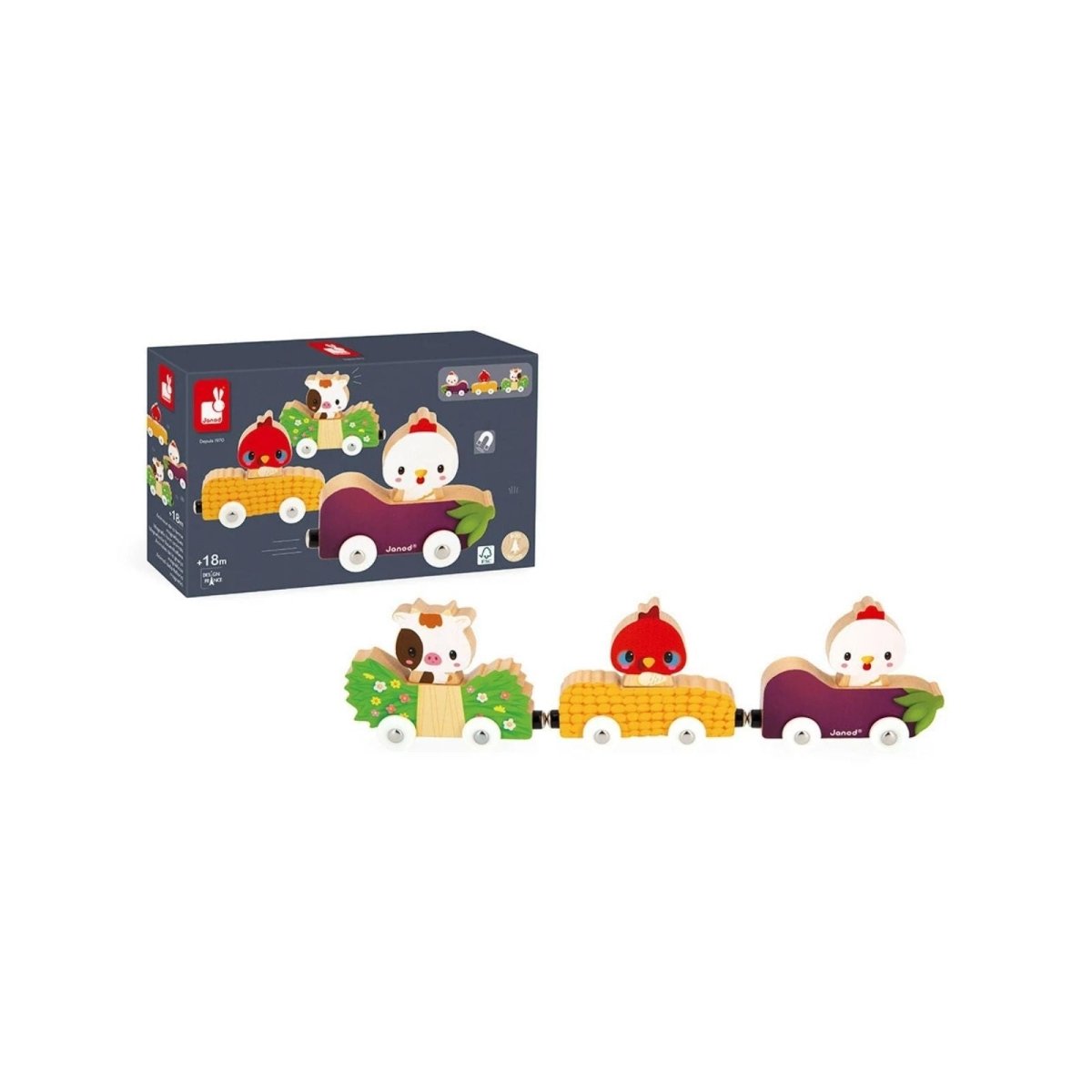 Janod Magnetic Pets - Farm