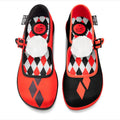Chocolaticas Jinxie Women's Mary Jane Flat Shoes | Red & Black