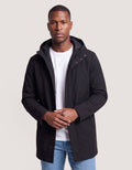 Black Waterproof Long Jacket