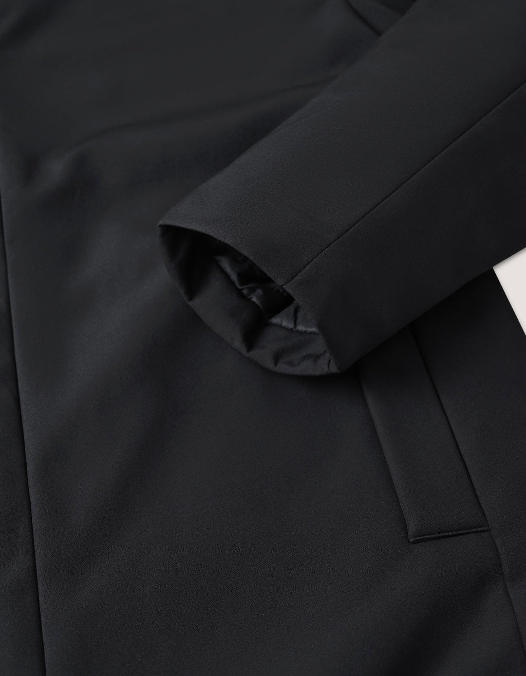 Black Waterproof Long Jacket