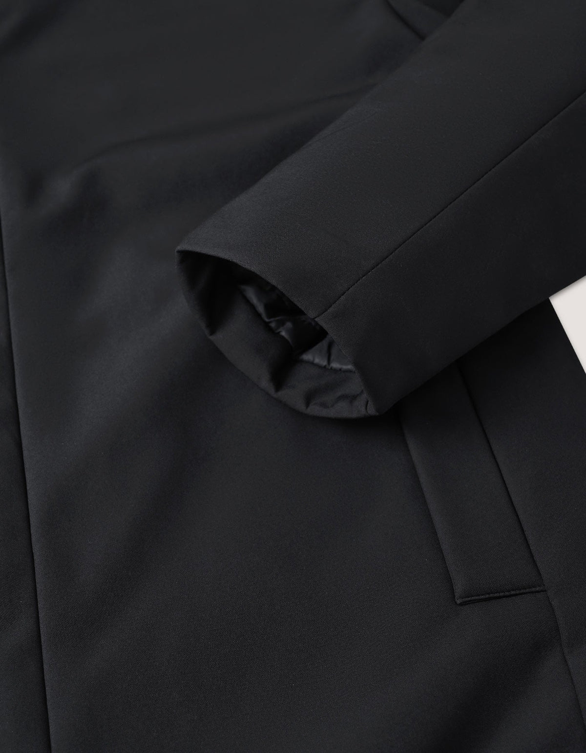 Black Waterproof Long Jacket