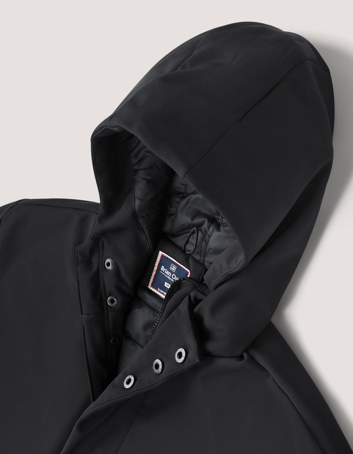 Black Waterproof Long Jacket