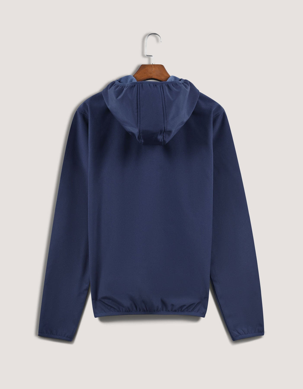 Navy Hooded Windbreaker Jacket