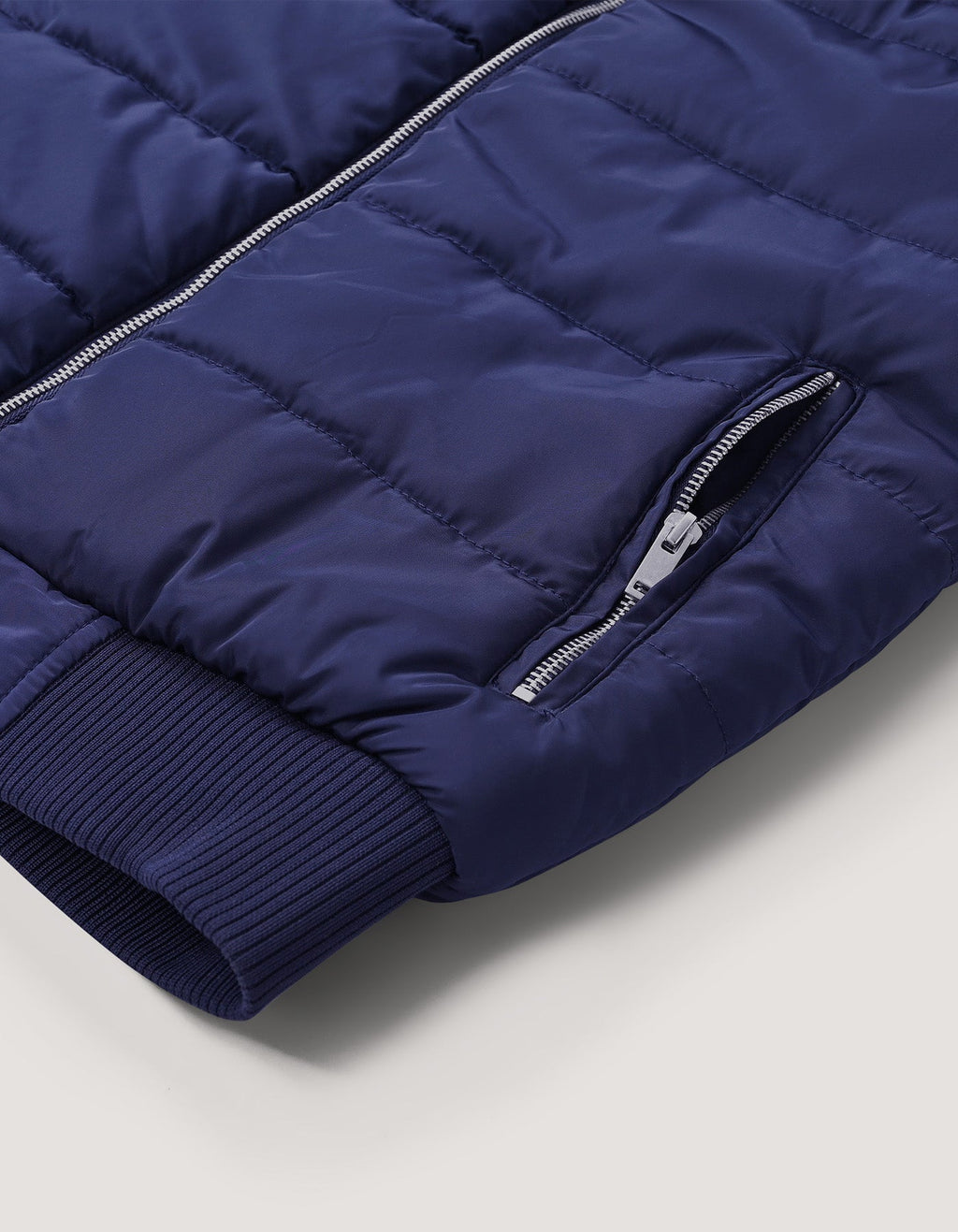 Navy Hooded Gilet Jacket