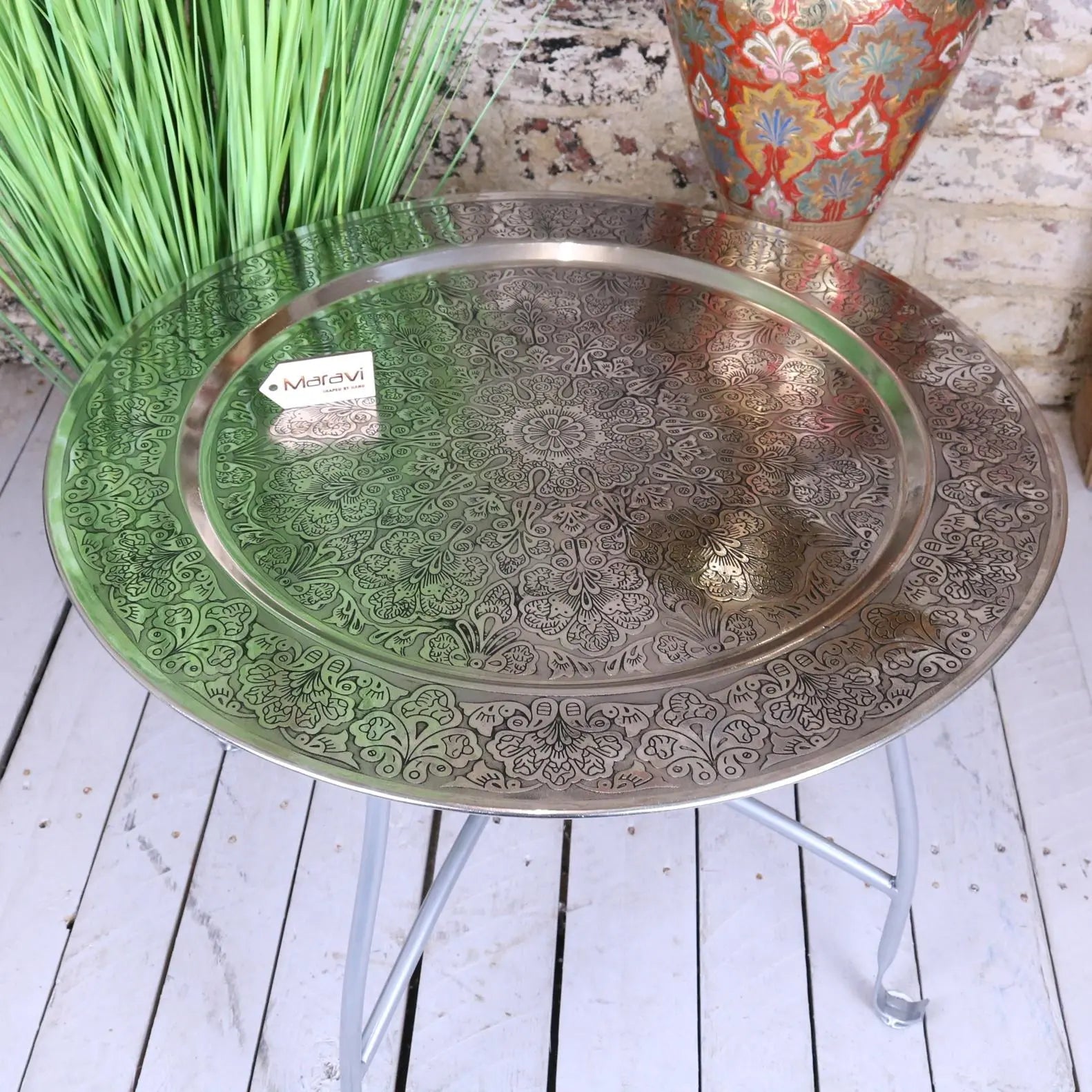 Jadida Moroccan Tray Table 60cm