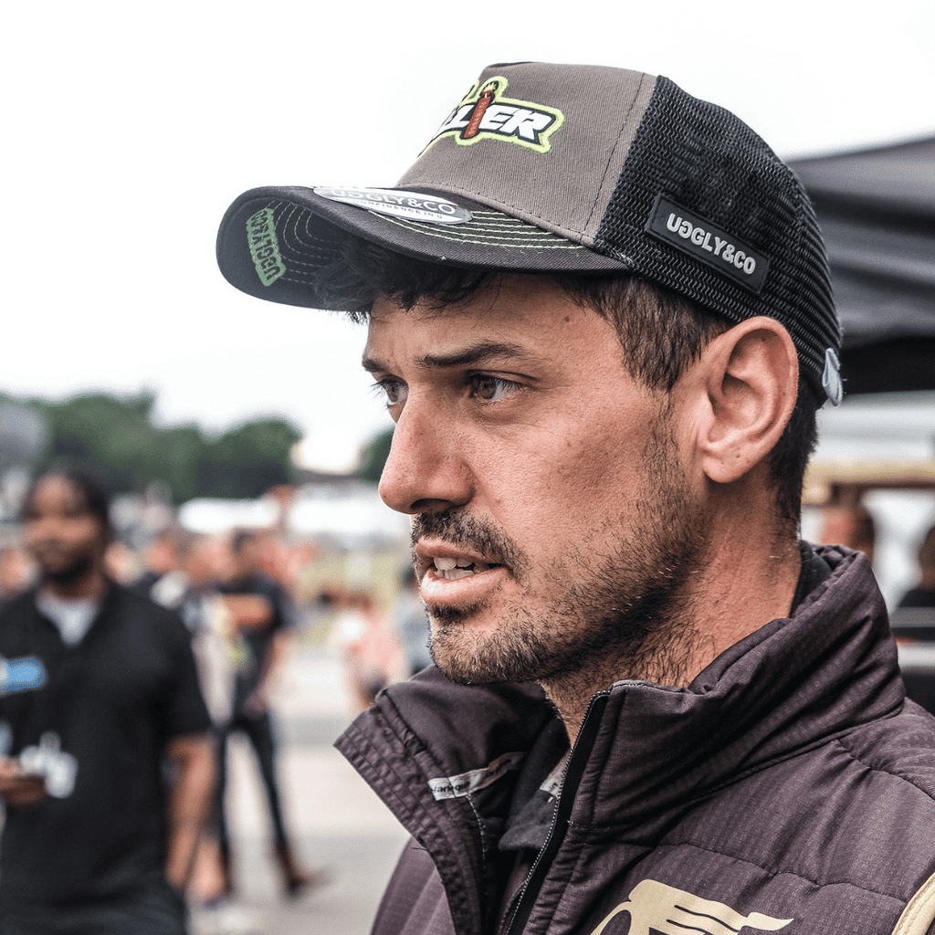 James Hillier Road Racer Trucker Hat – Official Uggly & Co Green Cap