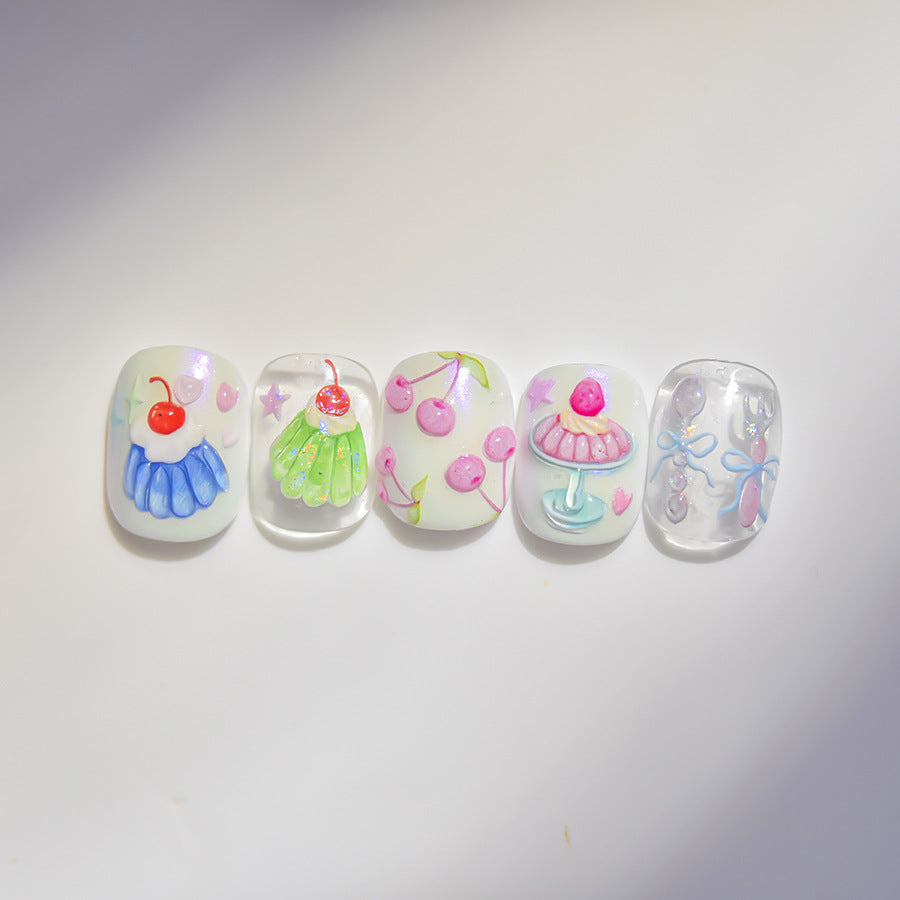 LuLuFun Studio Jelly Pudding Nail Deco Stickers - Ultra-Thin DIY Art