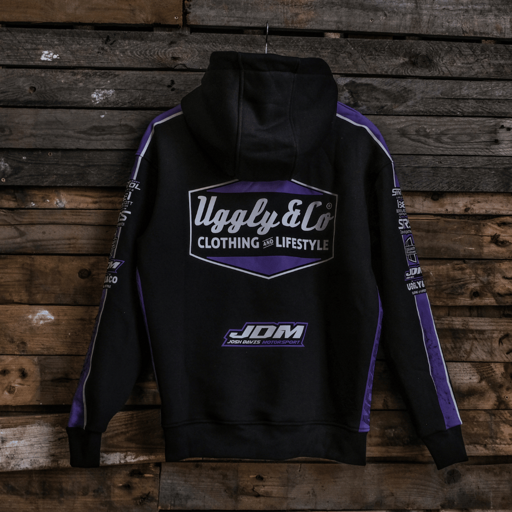 Uggly & Co JDM Team Hoodie – Heavyweight 380gsm Fleece Racing Pullover