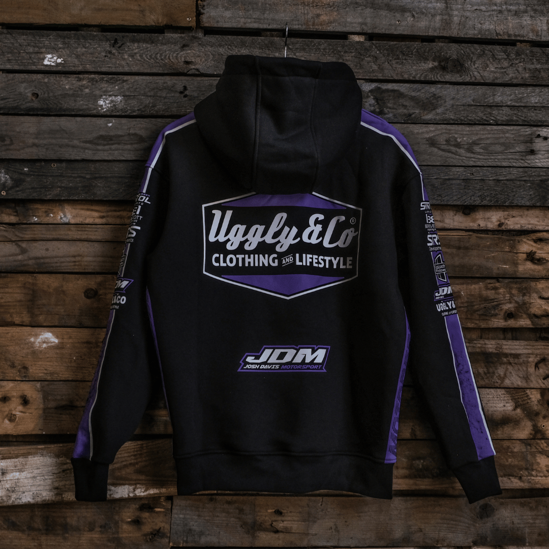 Uggly & Co JDM Team Hoodie – Heavyweight 380gsm Fleece Racing Pullover