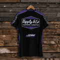 Uggly and Co JDM Team Tee – Black & Purple Heavyweight Cotton T-Shirt