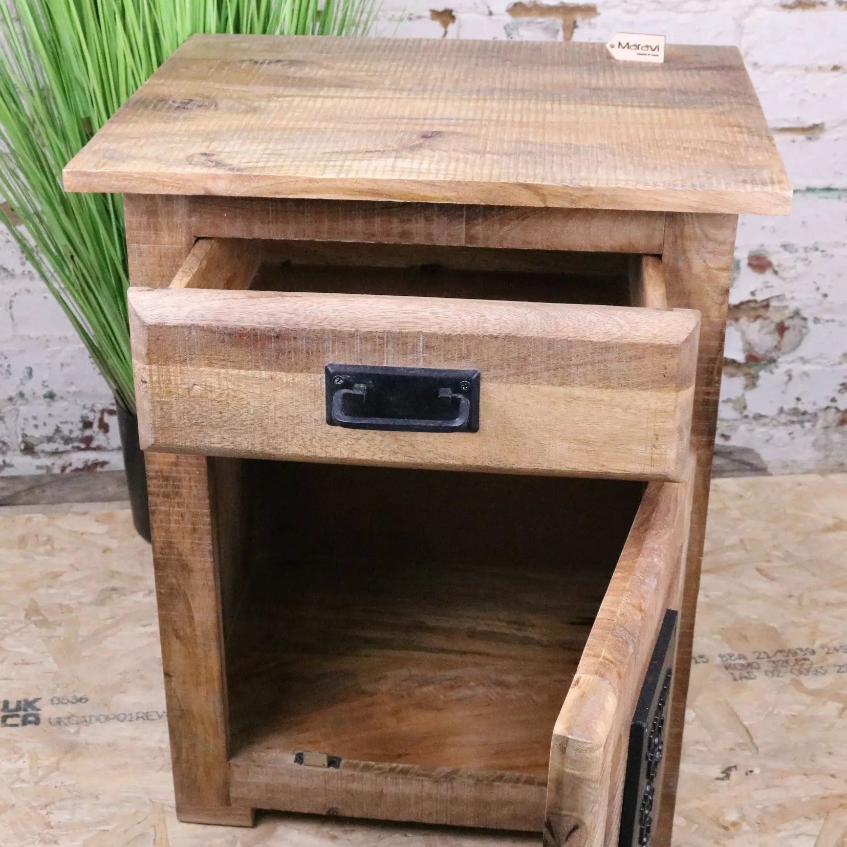 Jupiter Iron Works Furniture Industrial Bedside Cabinet