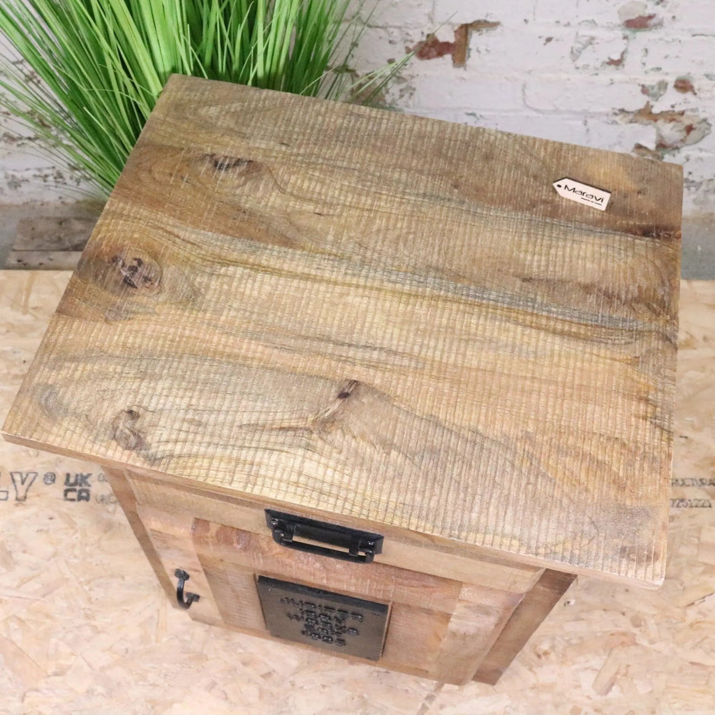 Jupiter Iron Works Furniture Industrial Bedside Cabinet
