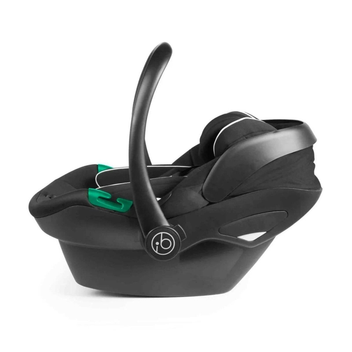 Ickle Bubba Altima Travel System with i-Size Stratus Car Seat & ISOFIX Base 12 pcs - Black