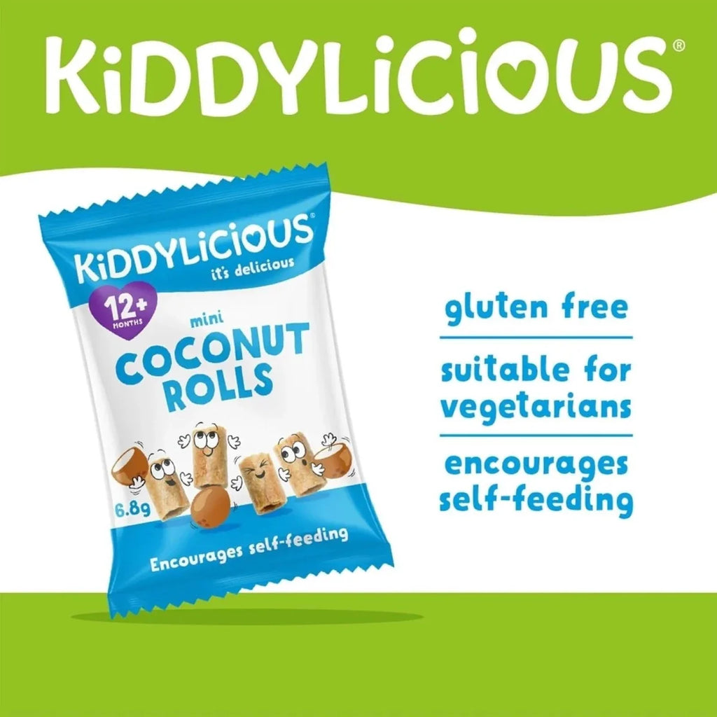 Kiddylicious Mini Coconut Rolls 12+ month - image 2