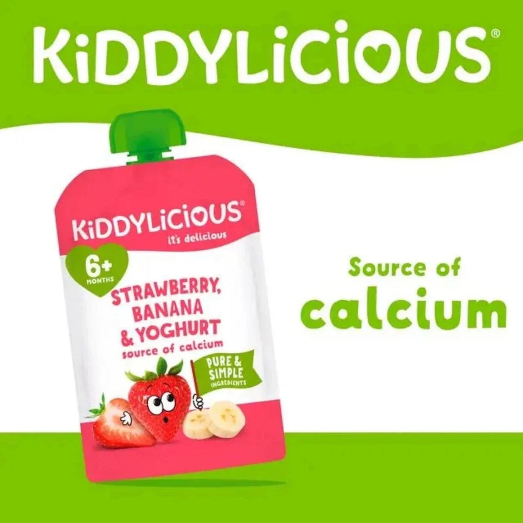 Kiddylicious Strawberry Yogurt 6+ months 400g (4x100g) - image 2