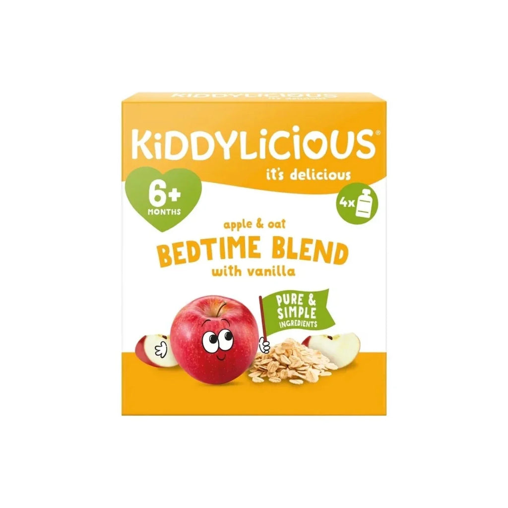 Kiddylicious Bedtime Blend Apple Oat 6+ months 400g (4x100g) - image 1