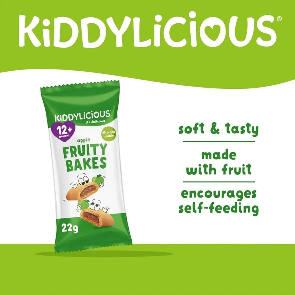 Kiddylicious Apple Fruity Bakes 12+ months 132g (6x22g) - image 2