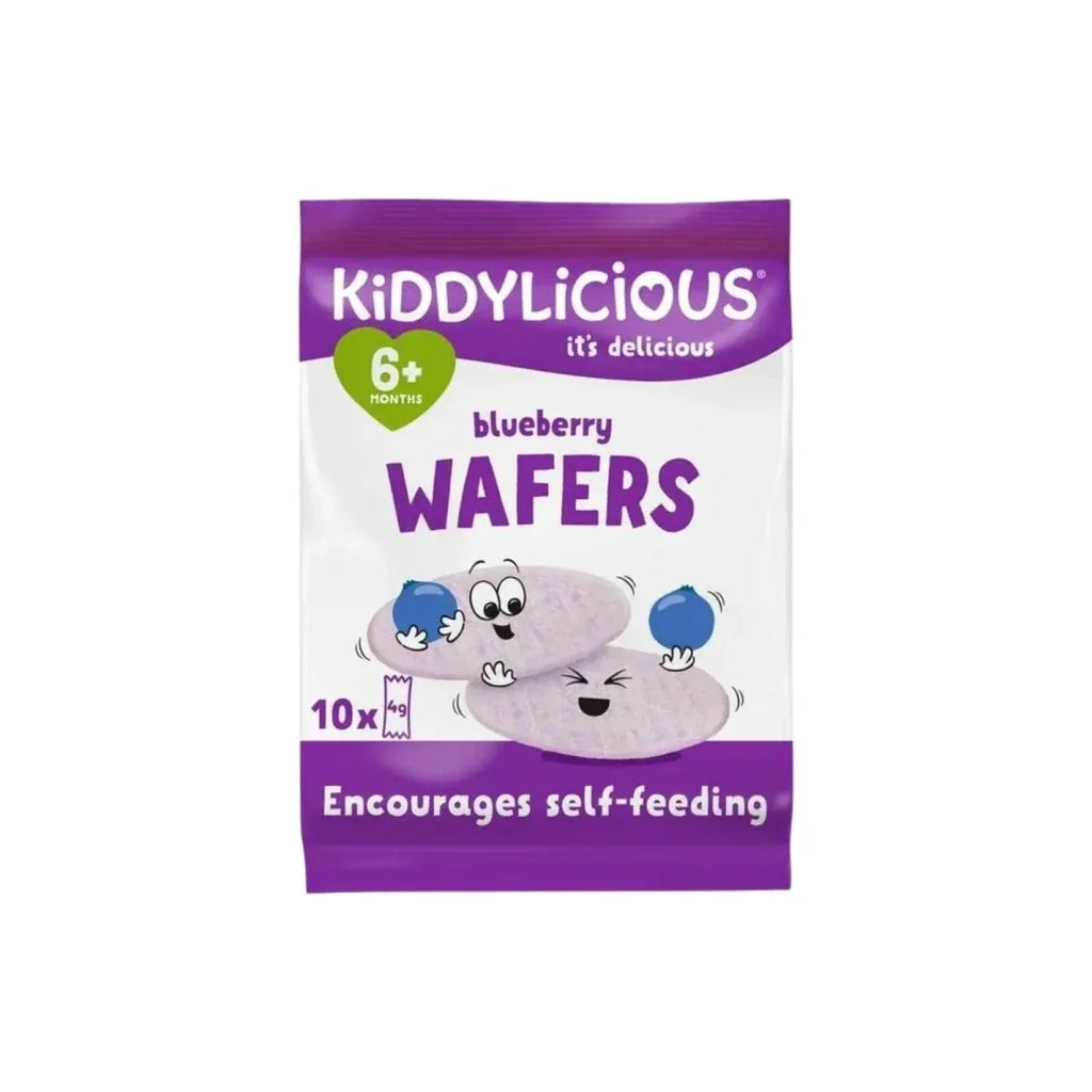 Kiddylicious Blueberry Wafers Maxi 6+ months 400g (10x4g) - image 1