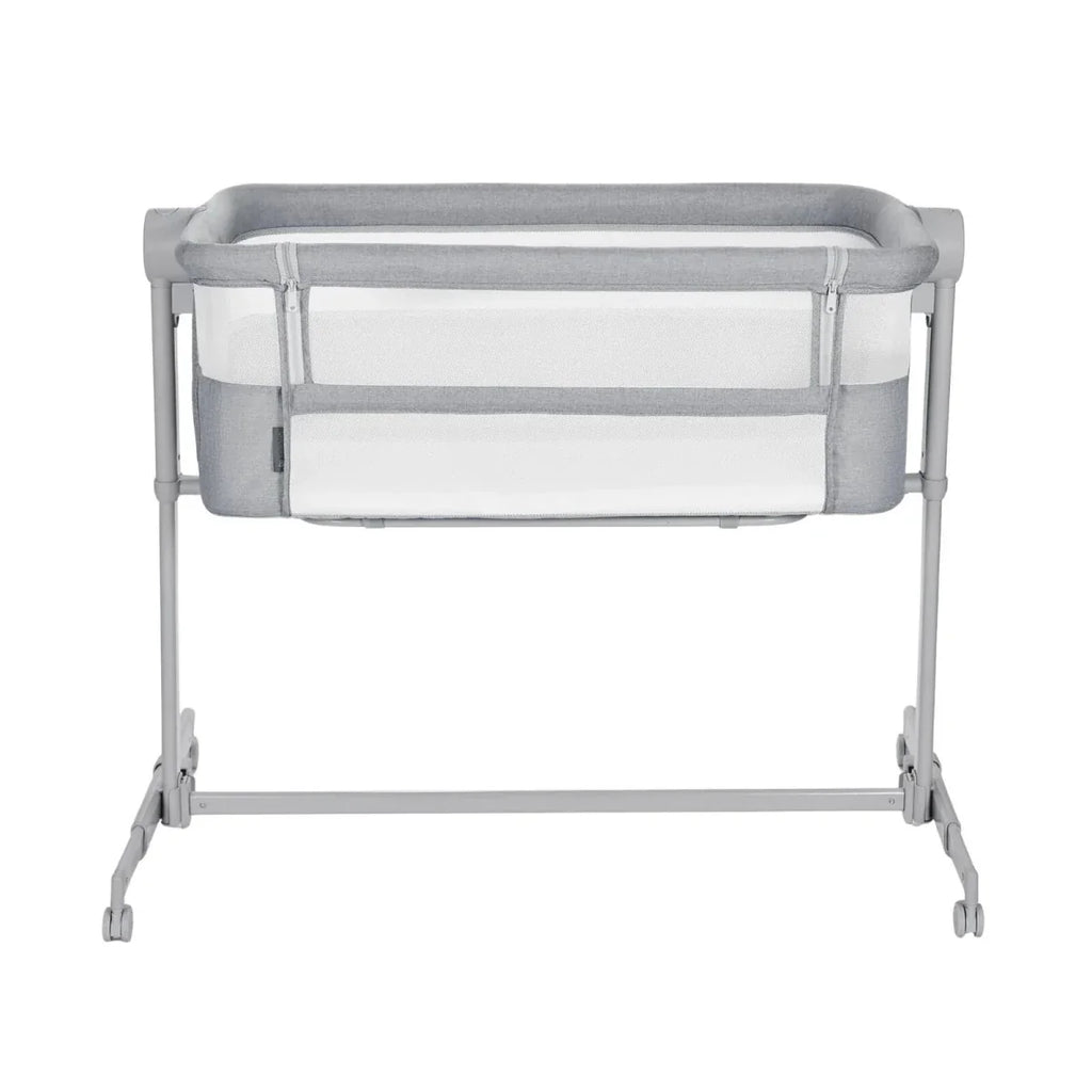 Kinderkraft Nestee Up 2 Bedside Crib - Full Light Grey - image 1