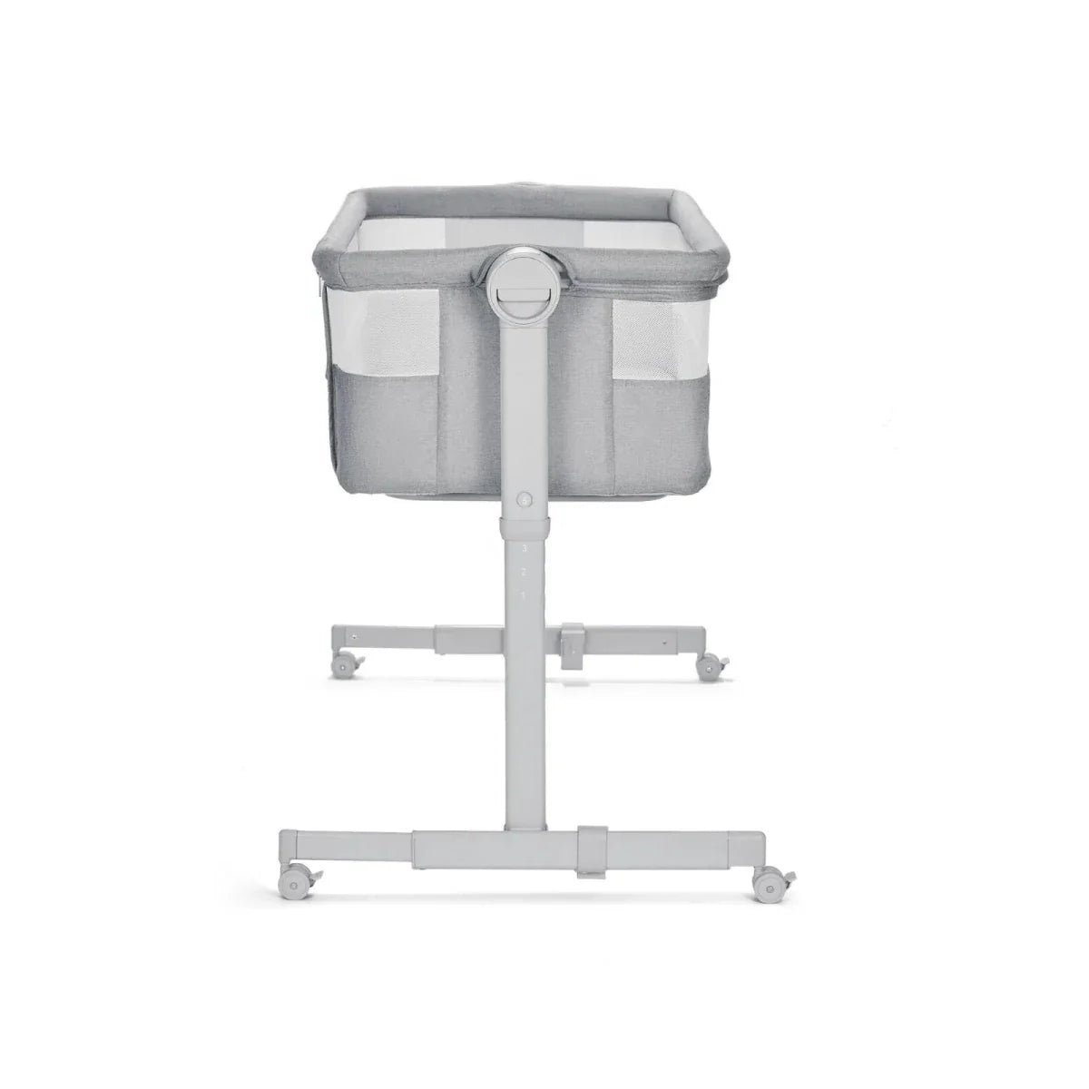 Kinderkraft Nestee Up 2 Bedside Crib - Full Light Grey - image 5