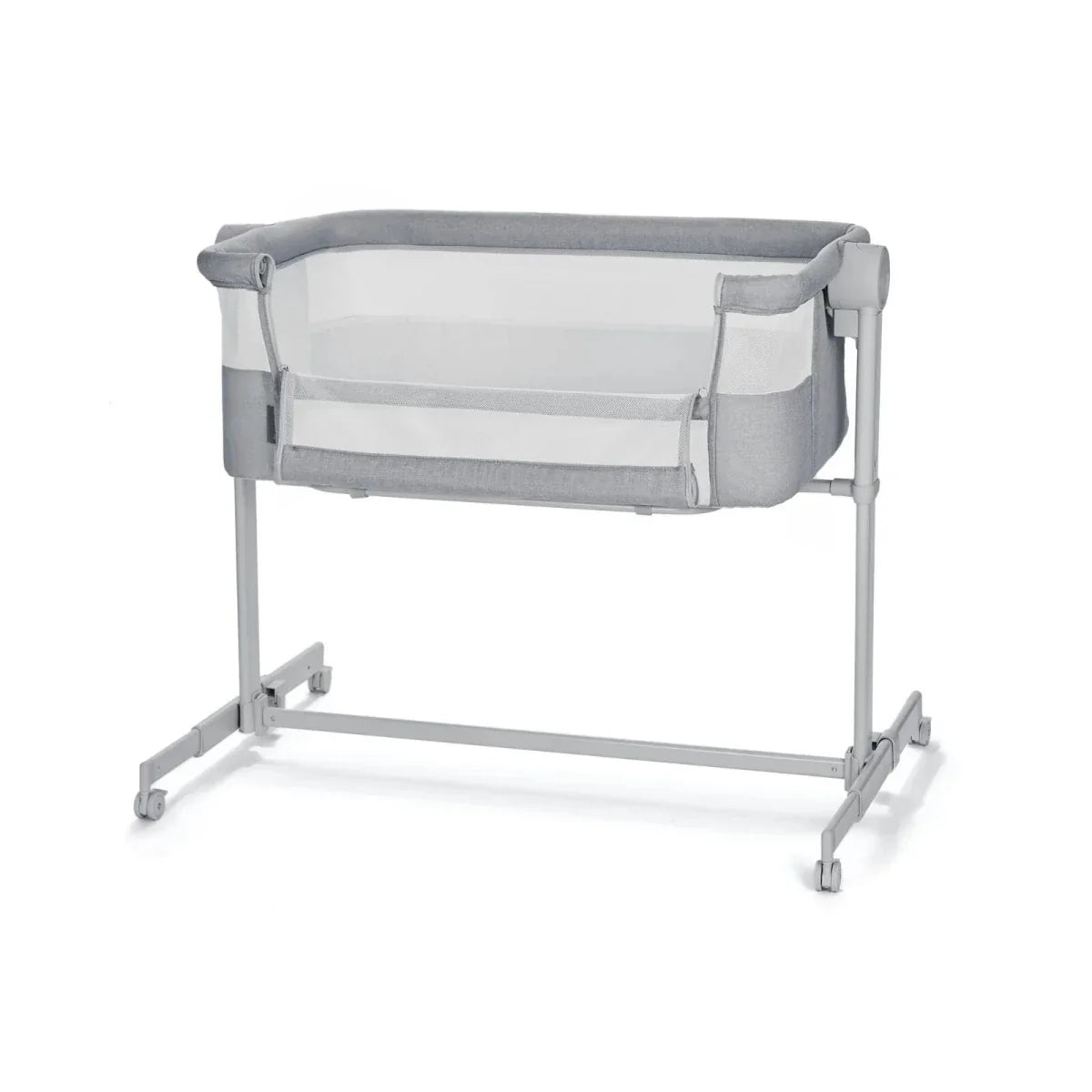 Kinderkraft Nestee Up 2 Bedside Crib - Full Light Grey - image 6