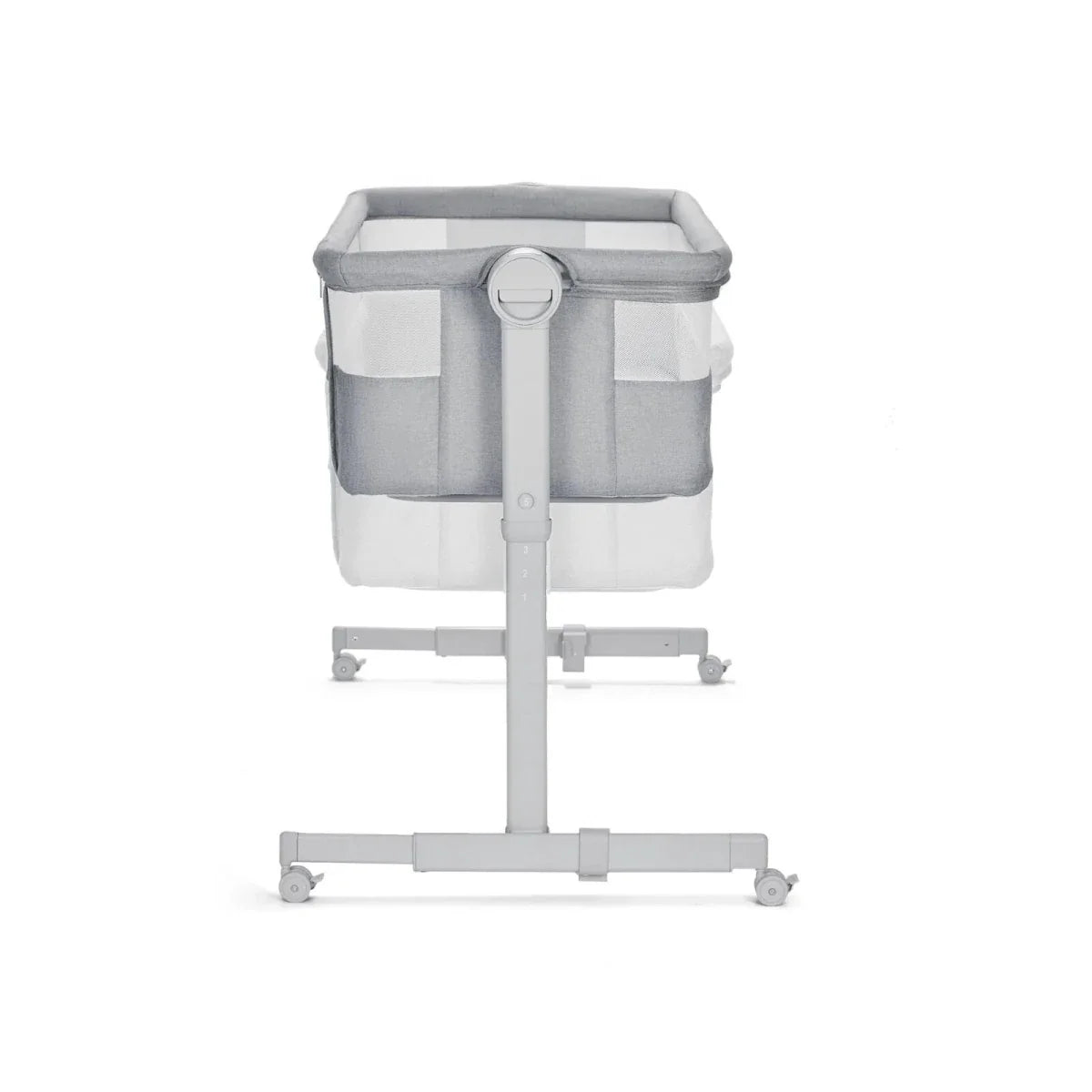 Kinderkraft Nestee Up 2 Bedside Crib - Full Light Grey - image 7