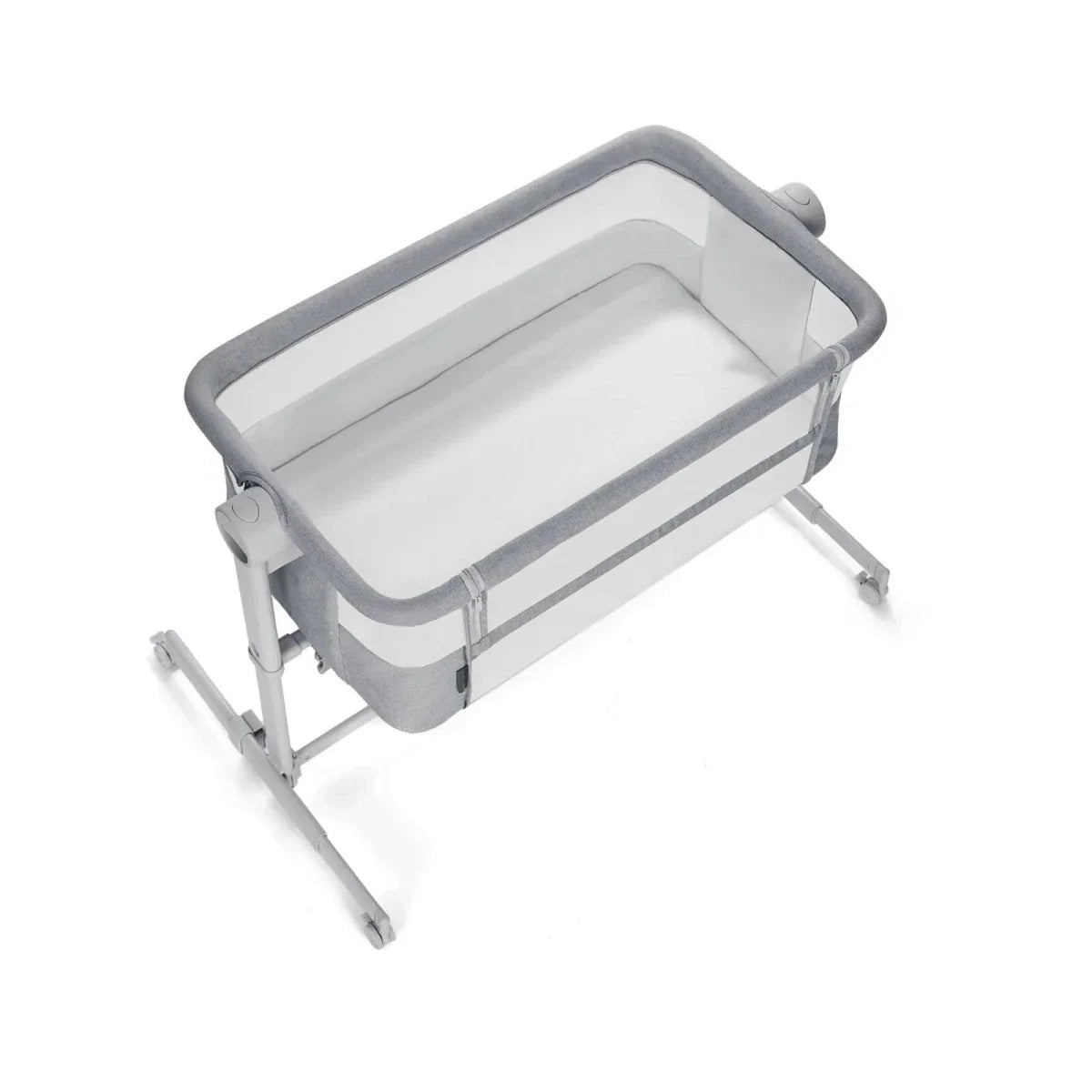 Kinderkraft Nestee Up 2 Bedside Crib - Full Light Grey - image 8