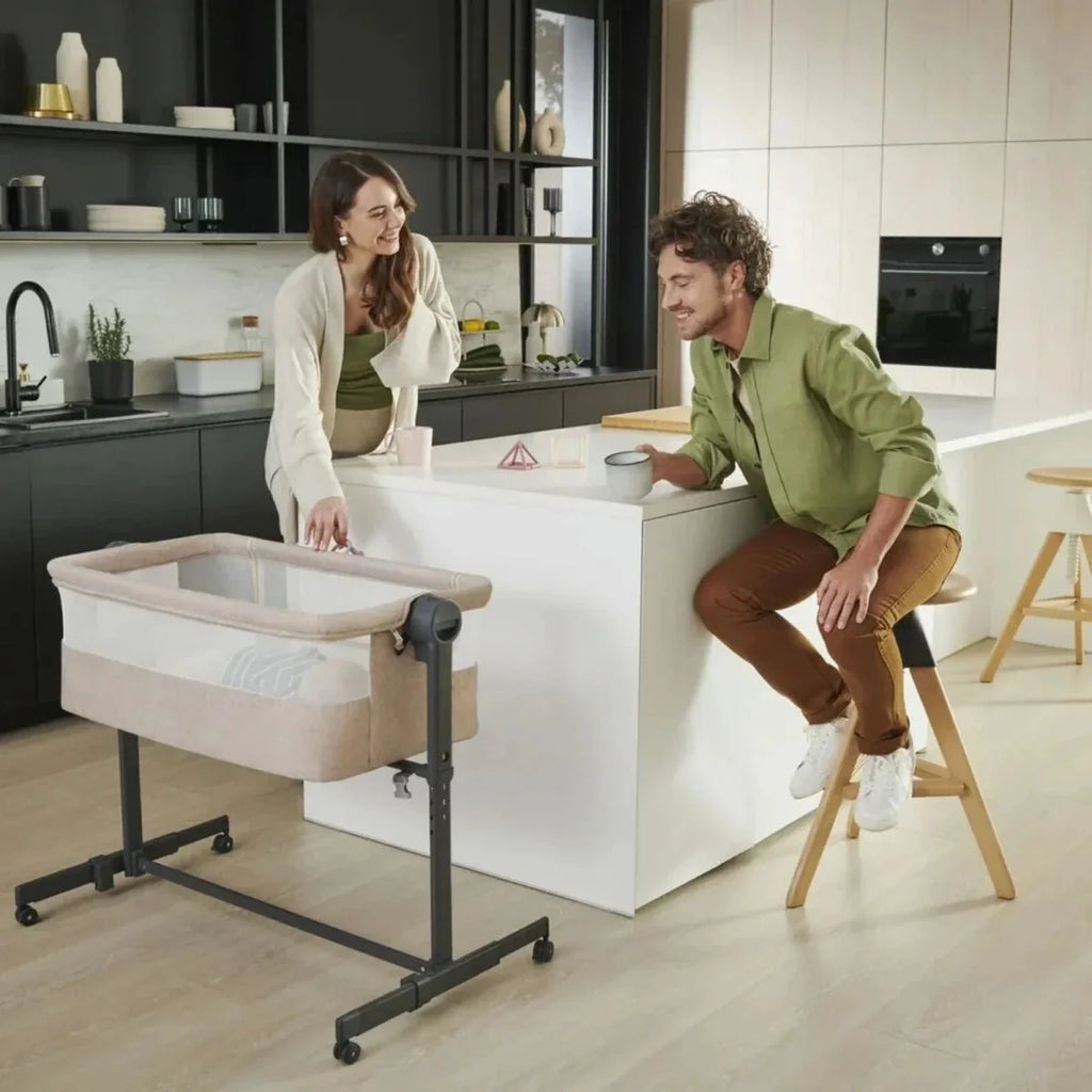 Kinderkraft Nestee Up 2 Bedside Crib - Full Light Grey - image 14