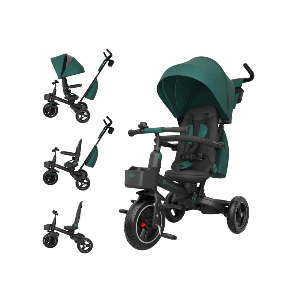 Kinderkraft Spinstep 2 Plus Tricycle - Green - image 2