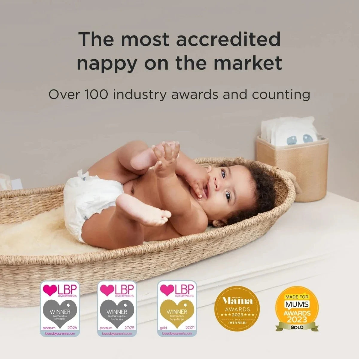 Kit & Kin Nappies Size 1 - 38 nappies