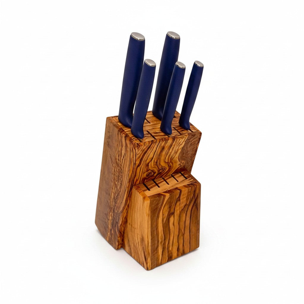 Olive Wood Knife Block