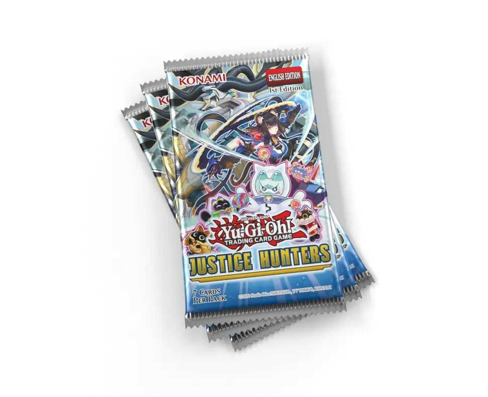 Yu-Gi-Oh! TCG: Justice Hunters Booster Pack – 7 Trading Cards
