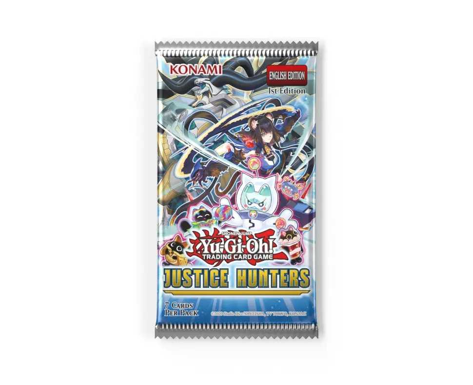 Yu-Gi-Oh! TCG: Justice Hunters Booster Pack – 7 Trading Cards