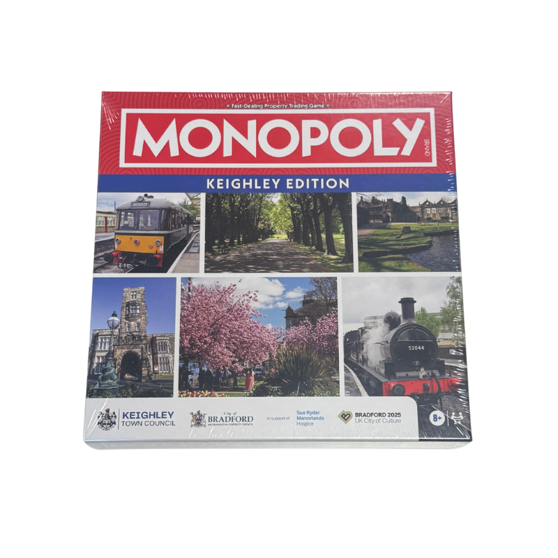 Monopoly Keighley Edition Board Game | Yorkshire Landmark Edition