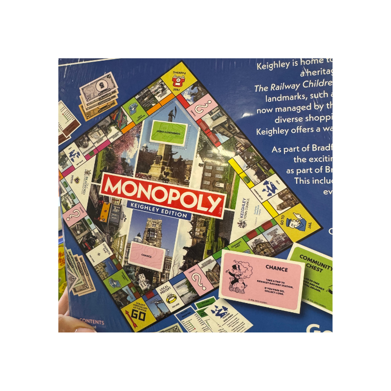 Monopoly Keighley Edition Board Game | Yorkshire Landmark Edition