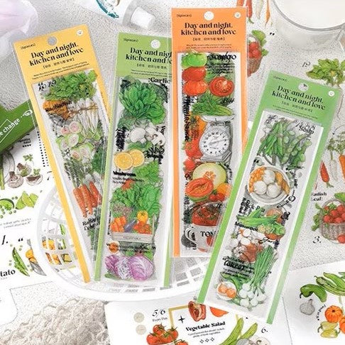 PaperMore PET Decorative Stickers - Day and Night Journaling Decals
