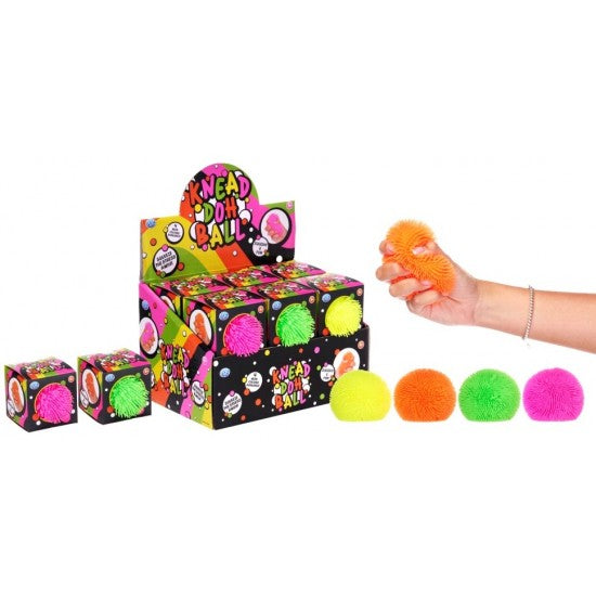 Snaps Knead Doh Hairy Stress Ball - Squishy Sensory Fidget Toy, 7cm