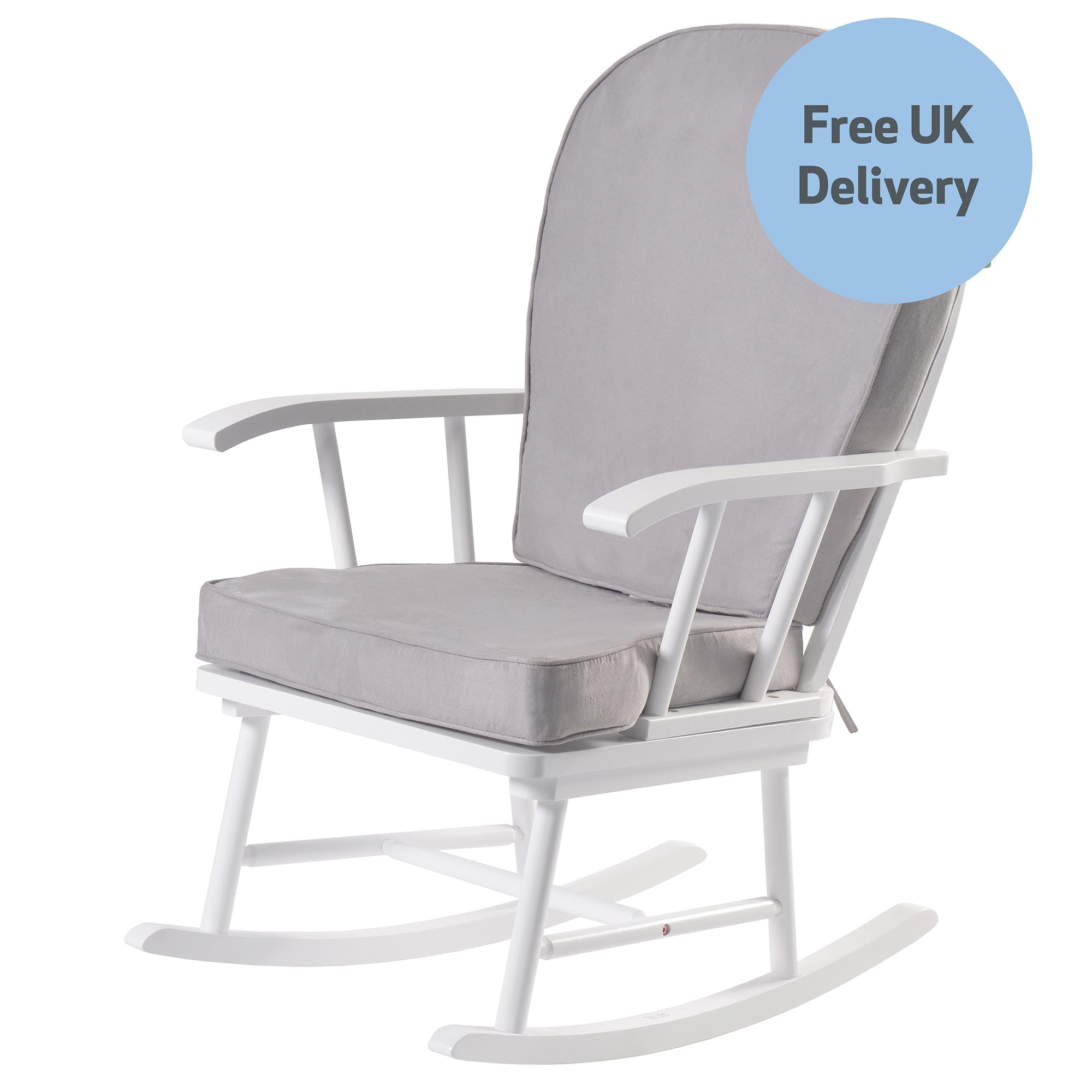Hart Nursing Rocking Chair - White/Grey