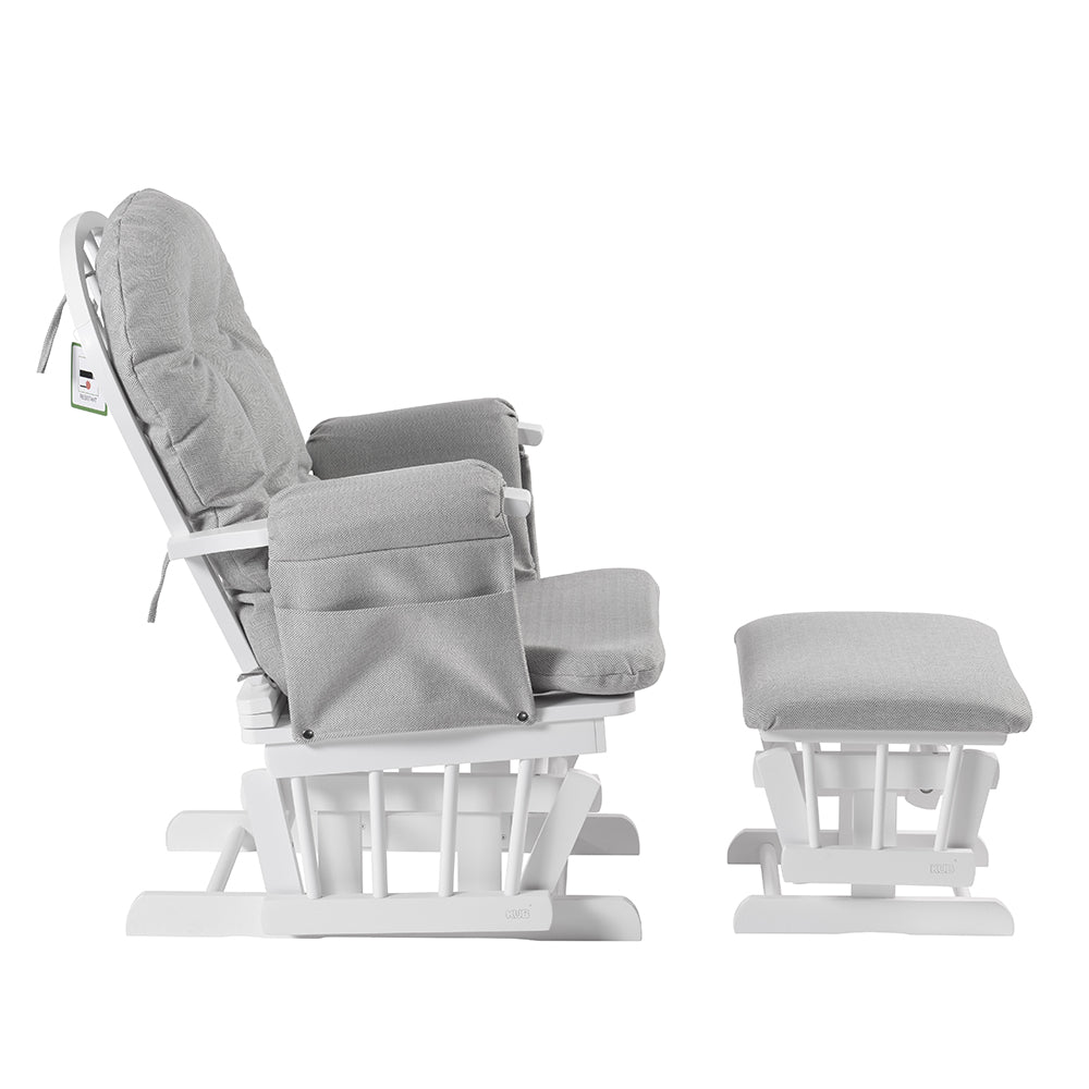 Haywood Reclining Nursing Chair and Footstool