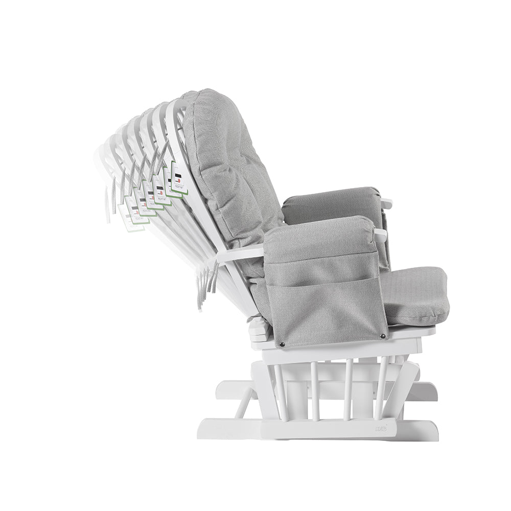 Haywood Reclining Nursing Chair and Footstool