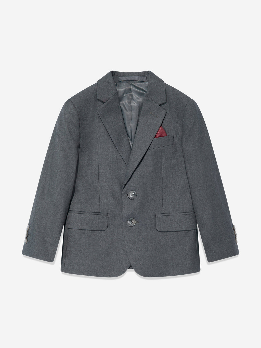 SUITLAB London Boys 7-Piece Formal Suit Set in Charcoal Grey