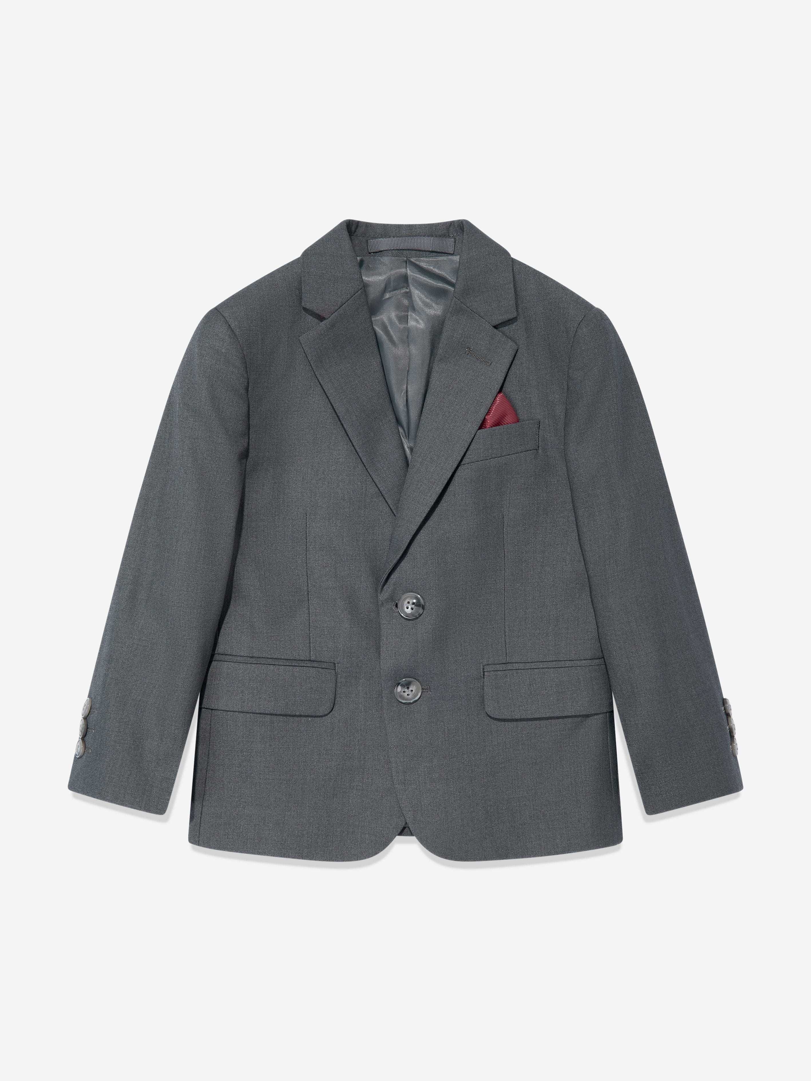 SUITLAB London Boys 7-Piece Formal Suit Set in Charcoal Grey