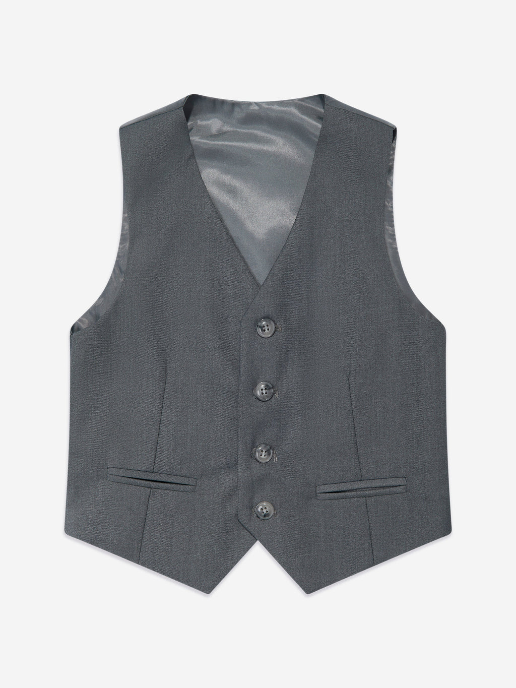 SUITLAB London Boys 7-Piece Formal Suit Set in Charcoal Grey