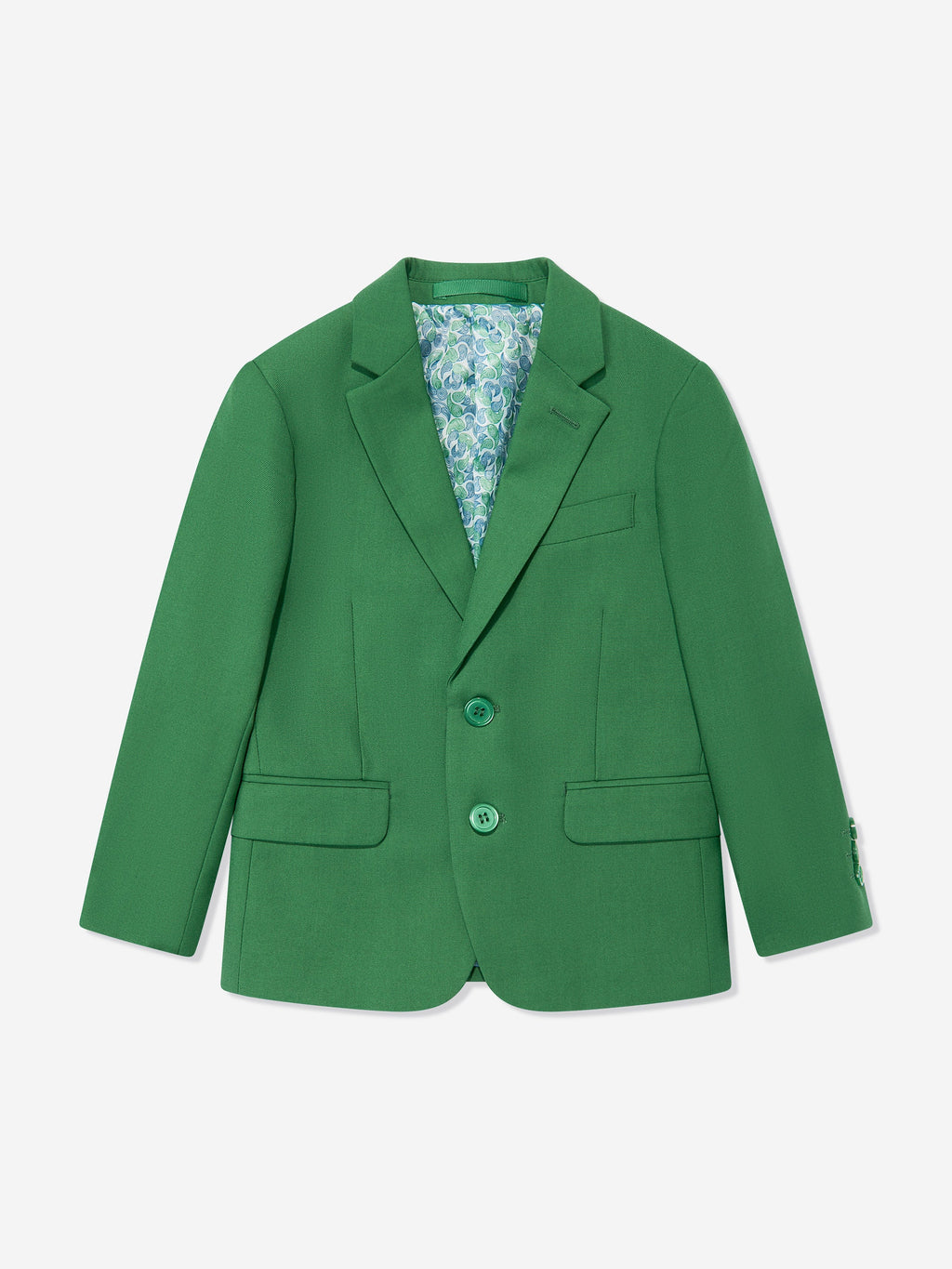 SUITLAB London Boys 7 Piece Suit Set in Green - Viscose Blend